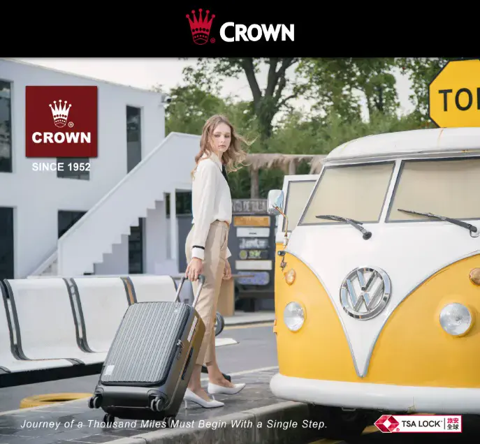 【CROWN】BOXY 26吋上掀式鋁框行李箱-鼠草綠-鼠草綠