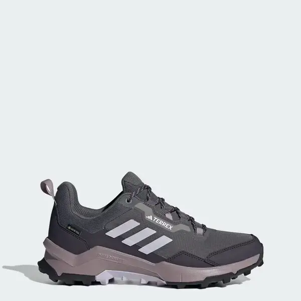 Adidas Terrex AX4 GTX W 女 登山鞋 運動 戶外 越野 多功能 防水 耐磨 灰粉 [IG6580]-UK 10.0 / 28.5 CM