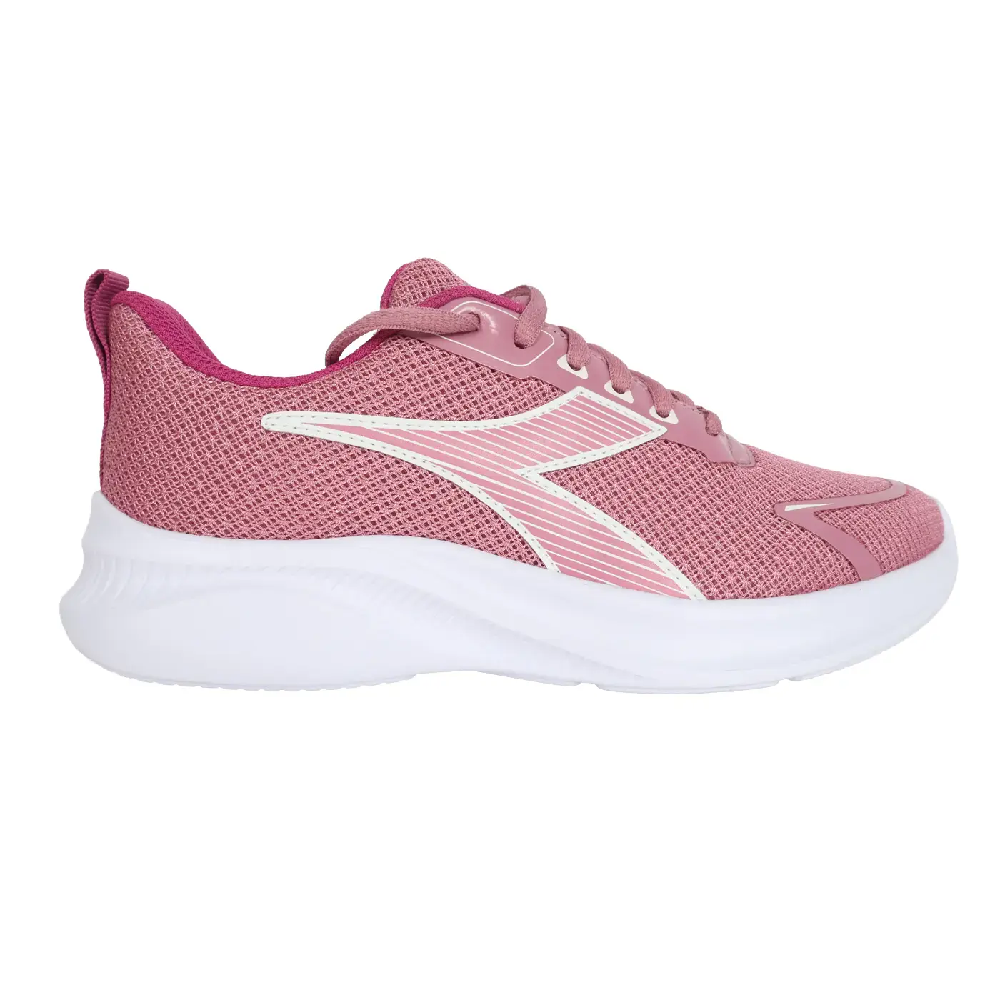 DIADORA 女T3原廠進口慢跑鞋(慢跑 運動 休閒「DA182706-C0300」-丁香粉白,23