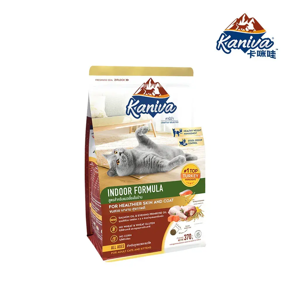Kaniva 全齡貓-室內貓配方-370g/1.3kg/2.8kg