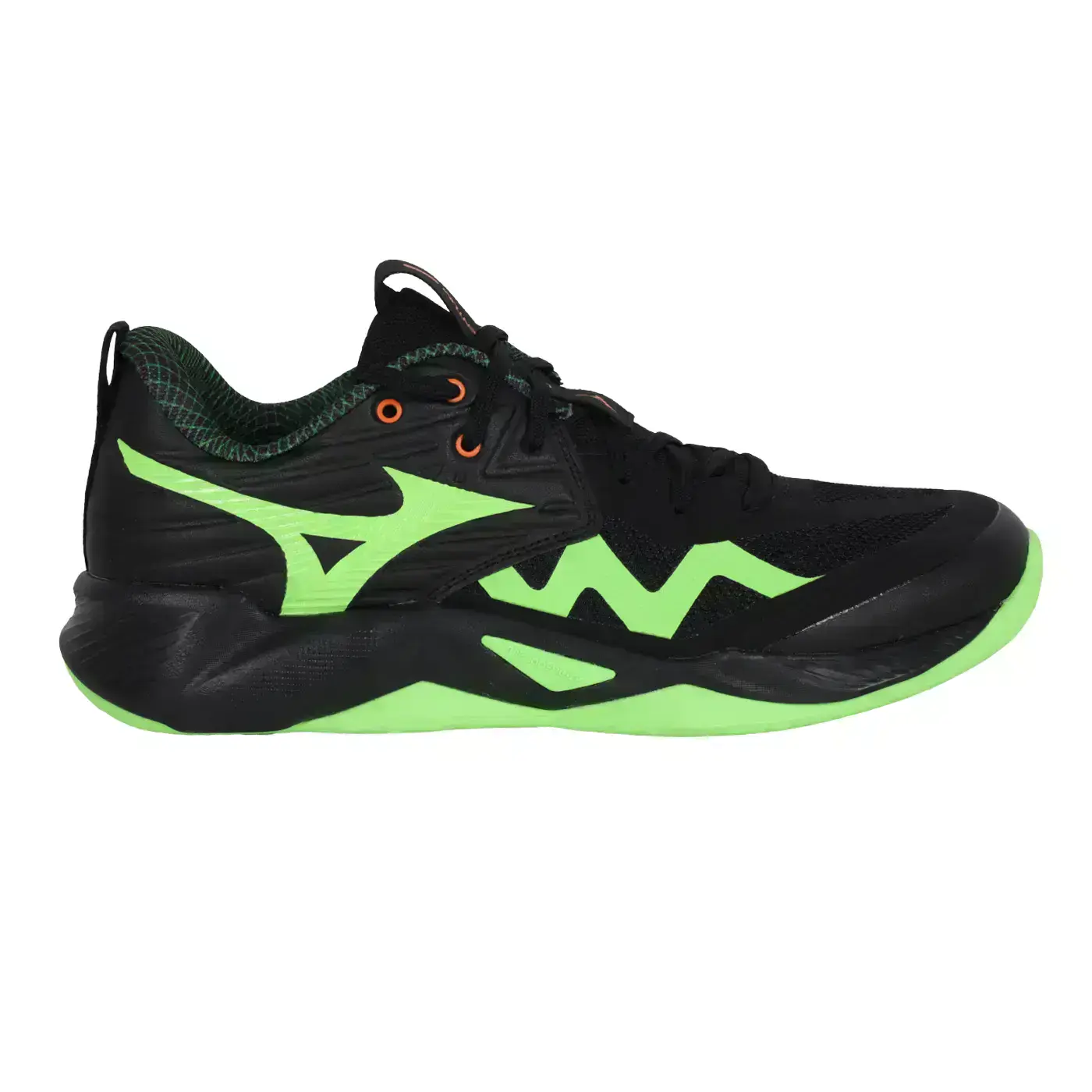 MIZUNO WAVE MOMENTUM PRO 男排球鞋( 運動 美津濃「V1GA254049」-黑綠,28