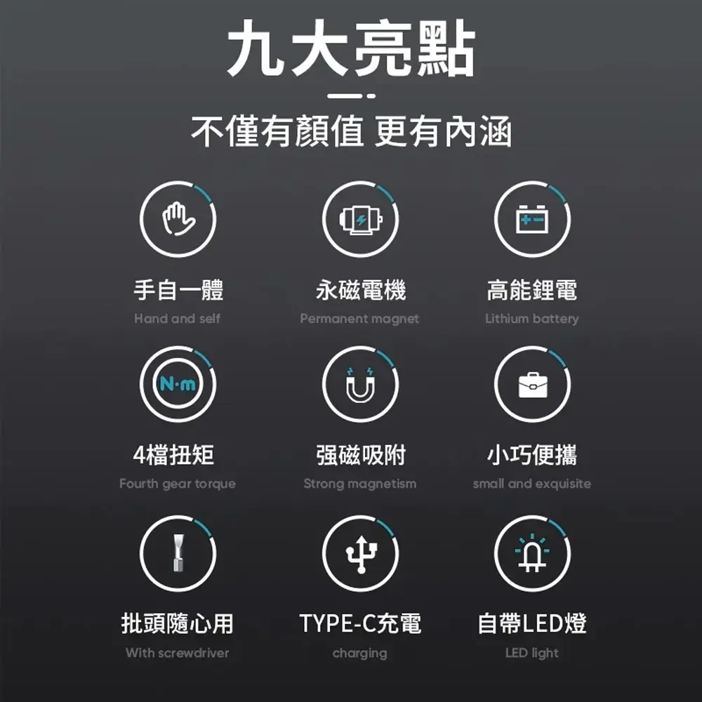 【Ogula小倉】電動螺絲刀 電動起子 螺絲起子 四擋調節