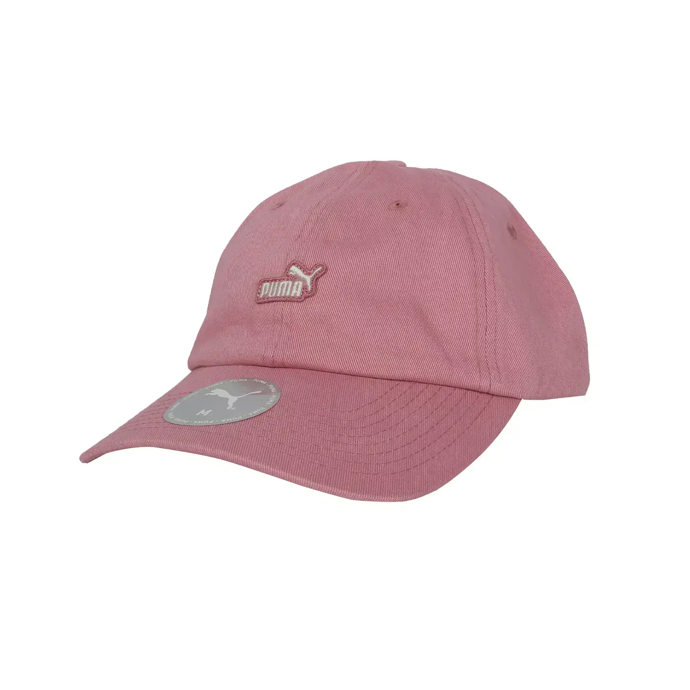 PUMA 基本系列NO. 1 PATCH PLUS老爹帽(純棉 防曬 遮陽 棒球帽「02641603」-玫瑰粉白,M