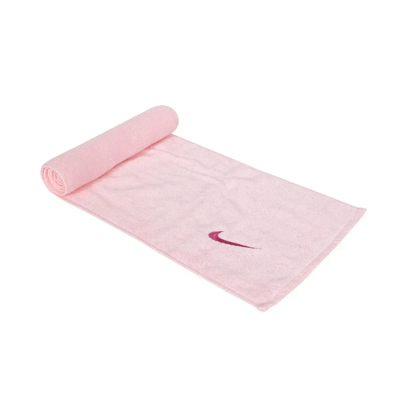 NIKE SOLID CORE 長型毛巾(純棉 海邊 游泳 慢跑 「N1001540606NS」-淺粉桃紅,F