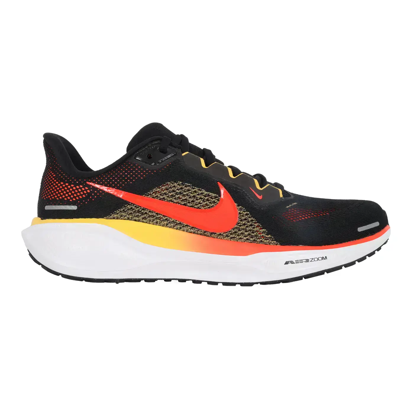 NIKE AIR ZOOM PEGASUS 41 男緩震慢跑鞋( 路跑 運動「FD2722-016」-黑紅黃,28.5
