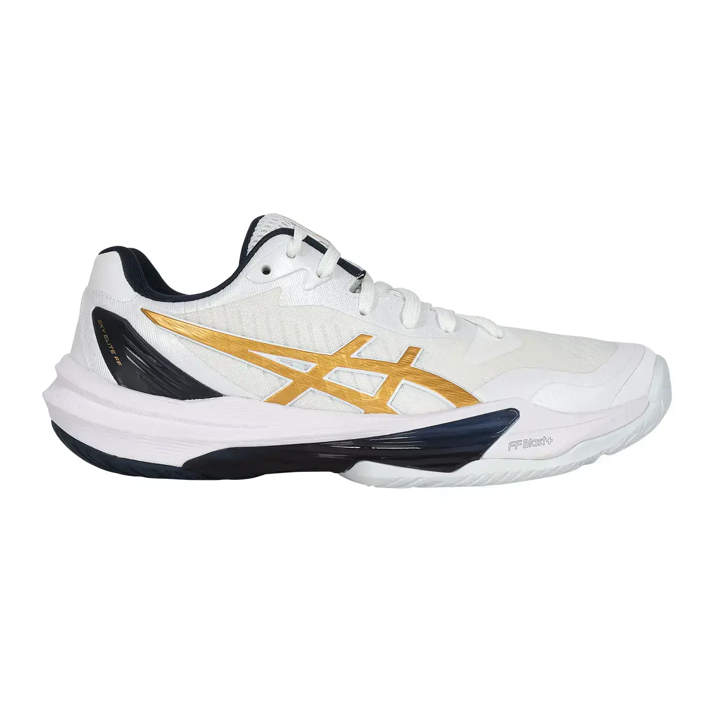 ASICS SKY ELITE FF 3 女排球鞋( 排球 亞瑟士「1052A075-102」-白丈青金,23