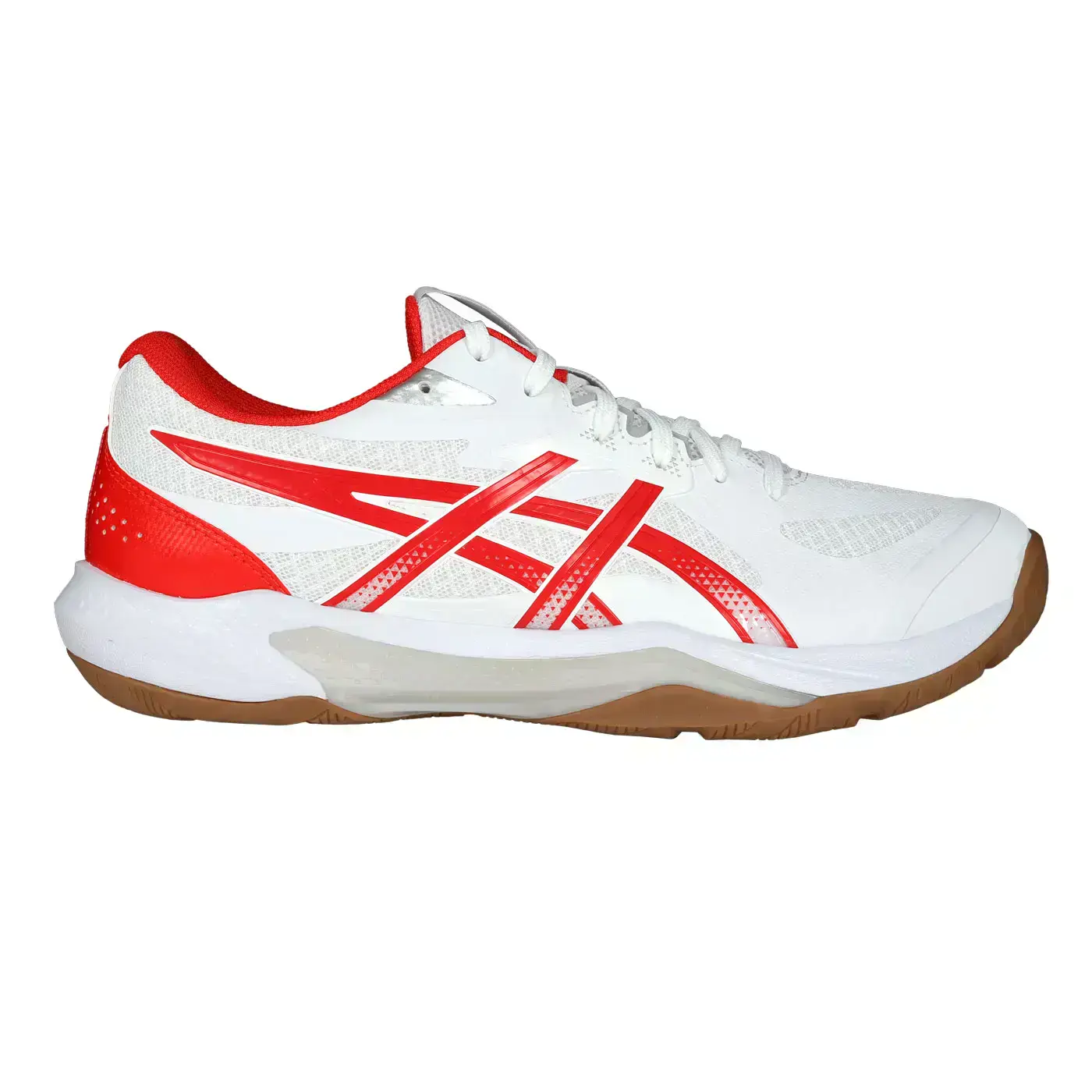 ASICS GEL-TACTIC 13 男女排球鞋-2E(排球 訓練 亞瑟士「1073A084-101」-白紅銀,24