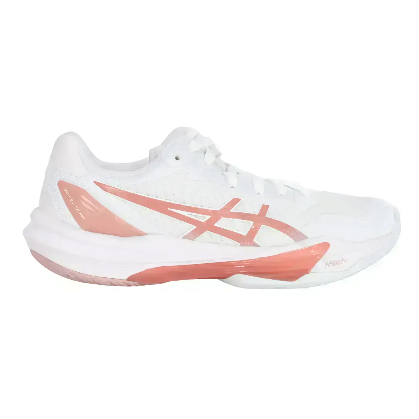 ASICS SKY ELITE FF 3 女排球鞋( 亞瑟士「1052A075-105」-白玫紅,25