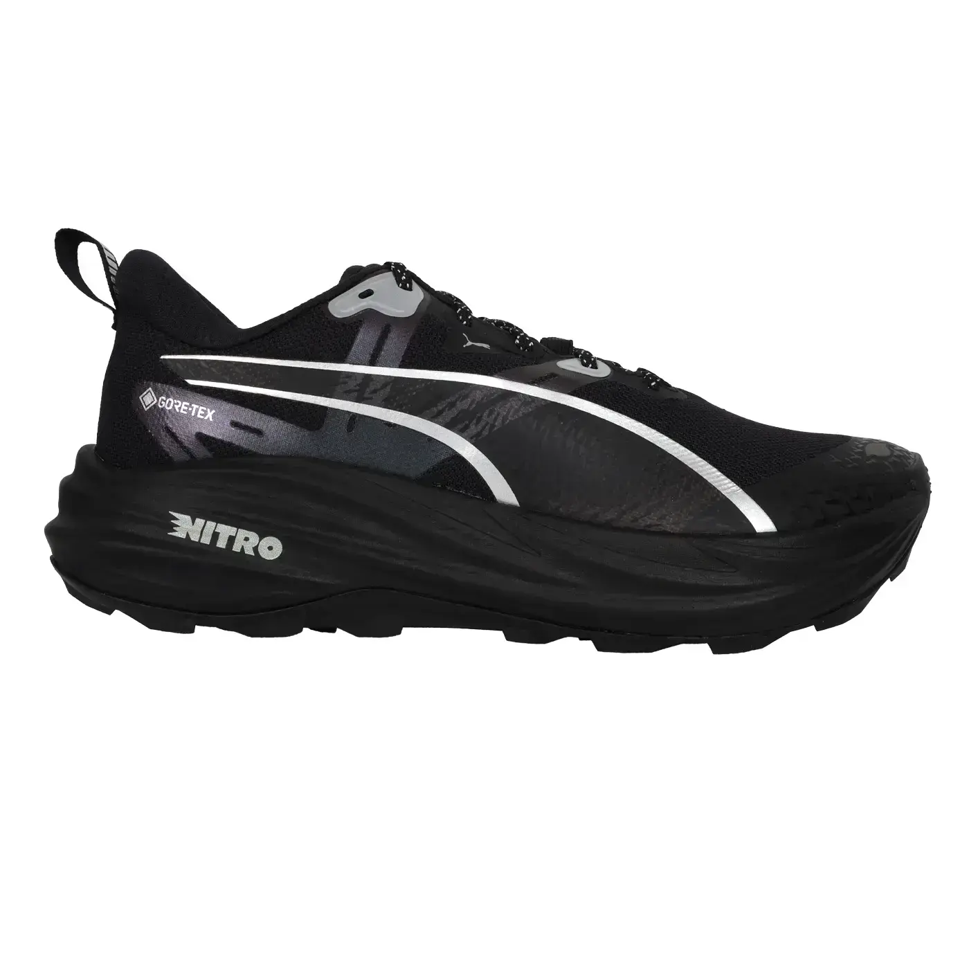 PUMA Voyage NITROTM 4 GTX 男運動鞋( 慢跑 運動 休閒「31104301」-黑炫彩銀,27