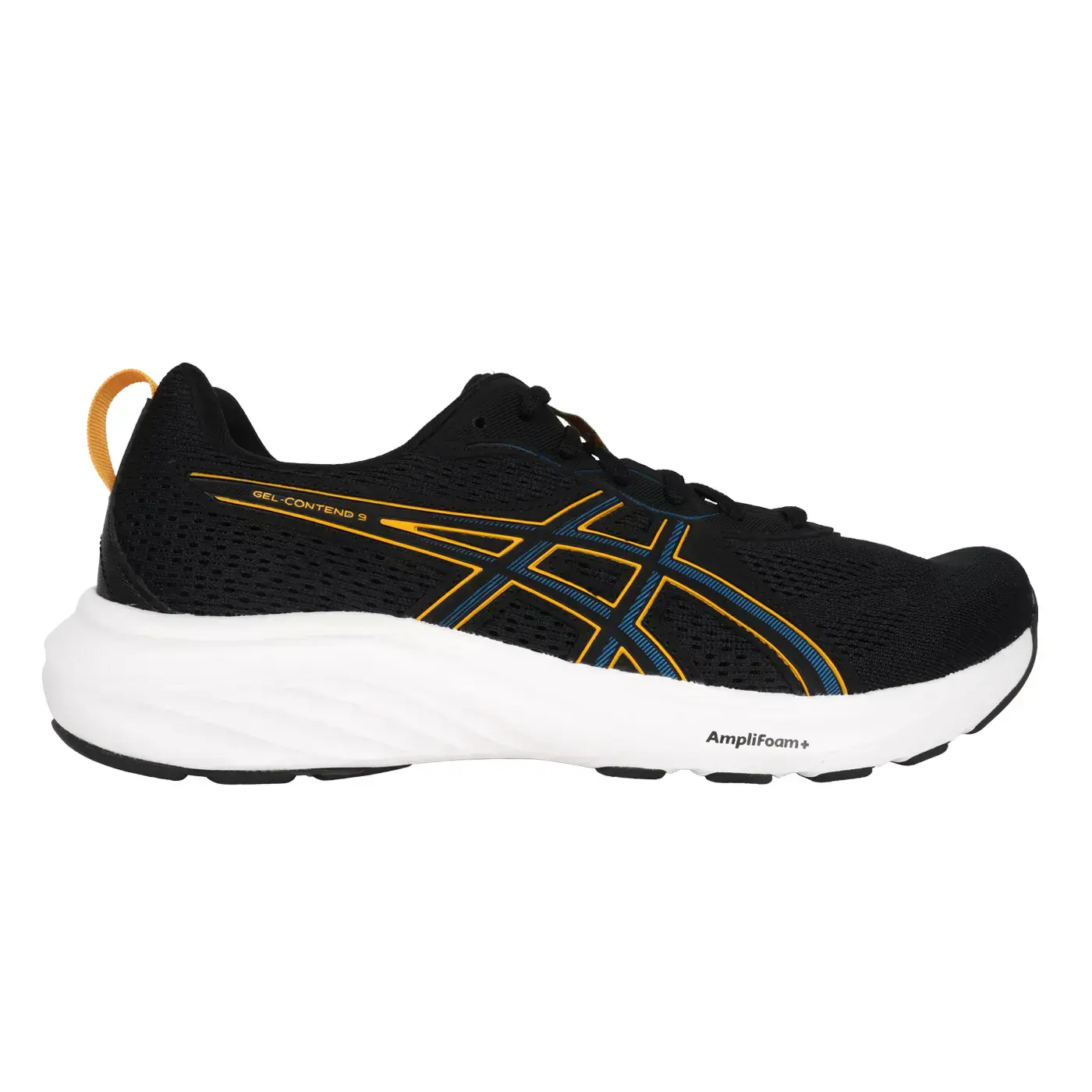 ASICS GEL-CONTEND 9 男慢跑鞋( 訓練 運動 亞瑟士「1011B881-006」-黑橘藍,30
