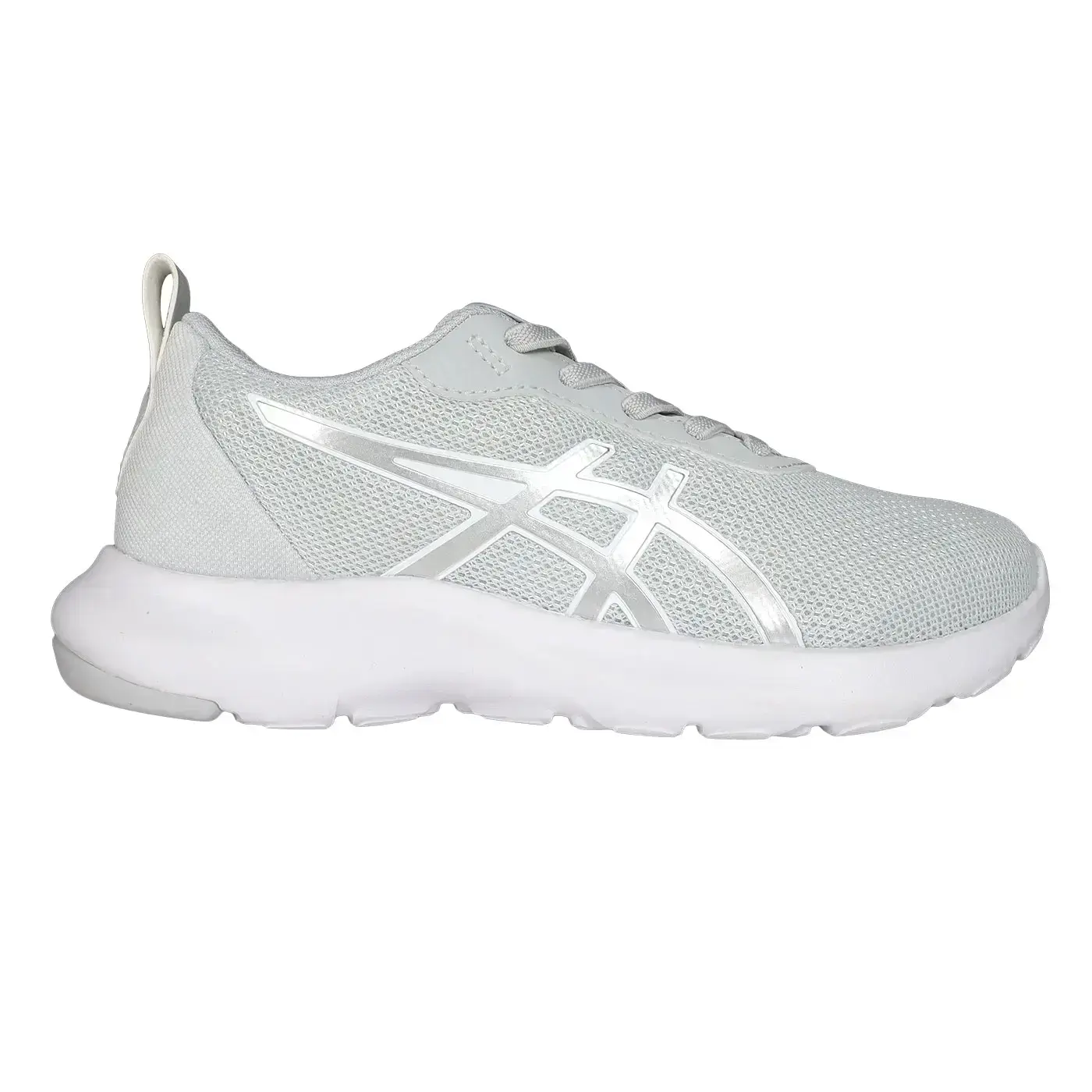 ASICS LAZERBEAM MN-S 男女中童運動鞋(休閒 亞瑟士「1154A197-020」-淺灰銀,19.5