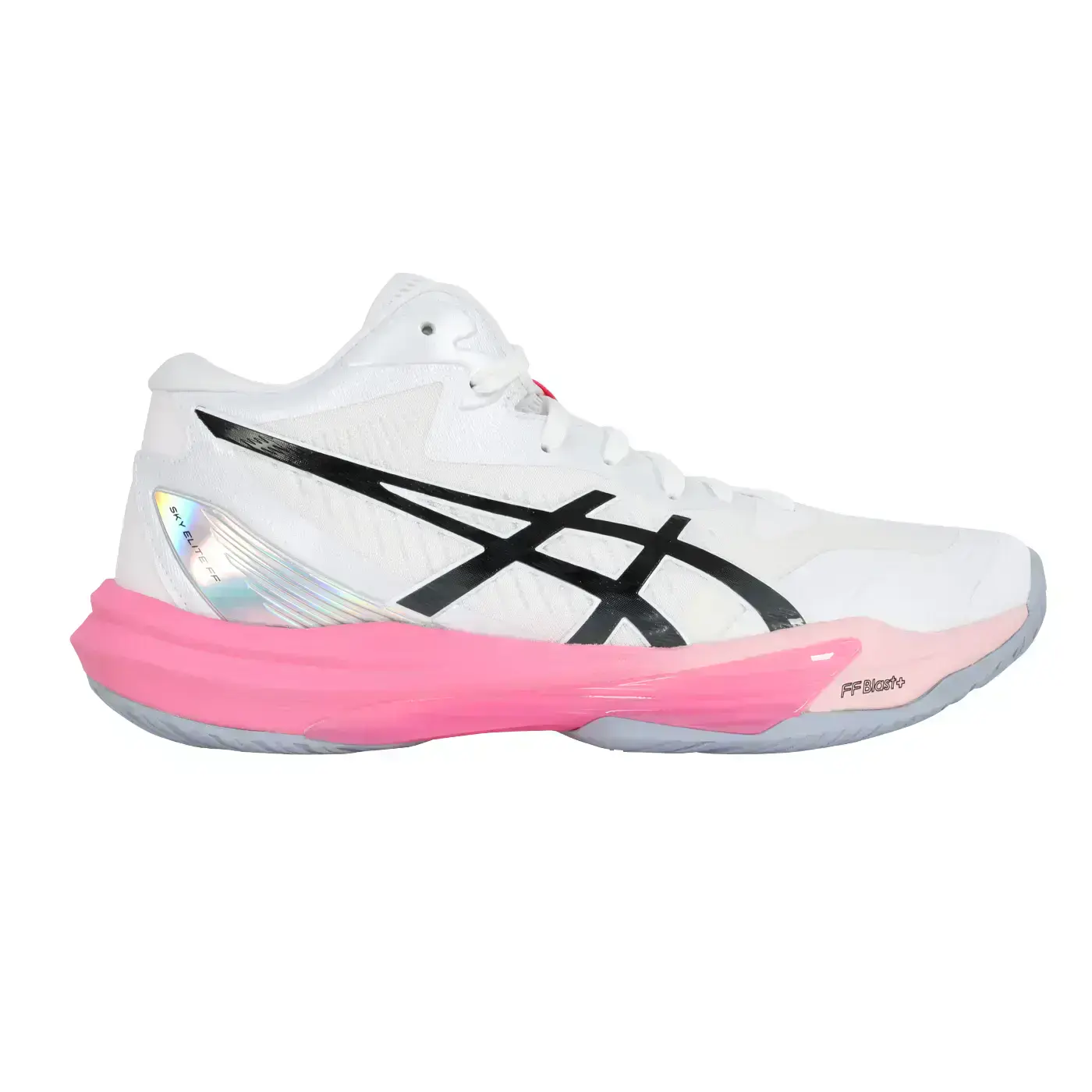 ASICS SKY ELITE FF MT 3 男排球鞋(「1053A080-100」-白黑亮粉銀,27