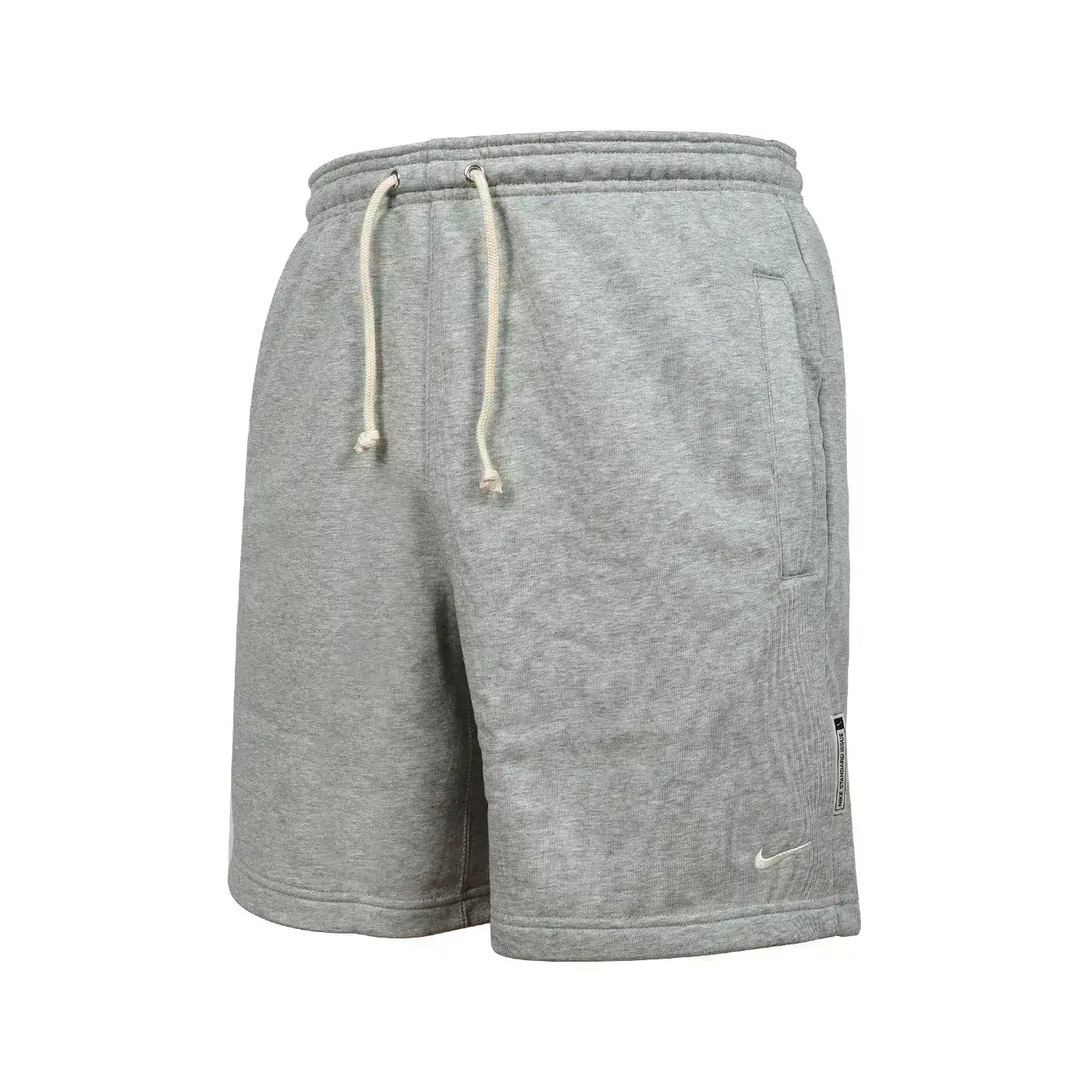 NIKE 男運動短褲( Dri-Fit 五分褲 訓練 運動 健身「FZ0217-063」-灰白,XL