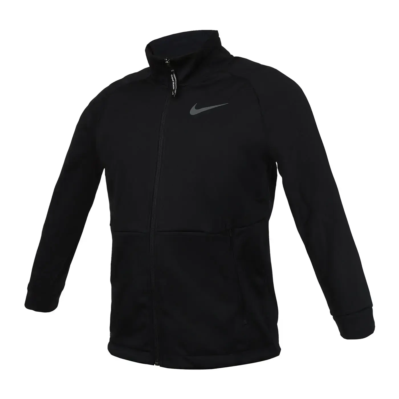 NIKE 男刷毛立領外套( THERMA-FIT 上衣 休閒「DM5941-010」-黑灰,M