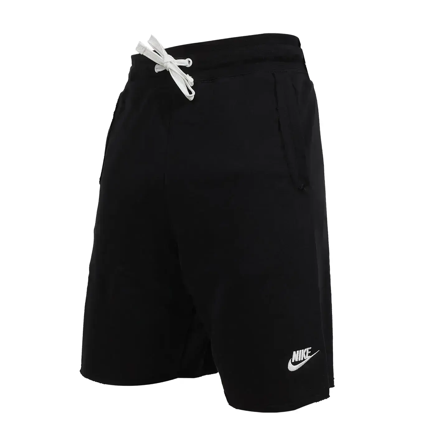 NIKE 男運動短褲(5分褲 慢跑 訓練「DX0767-010」-黑白,S