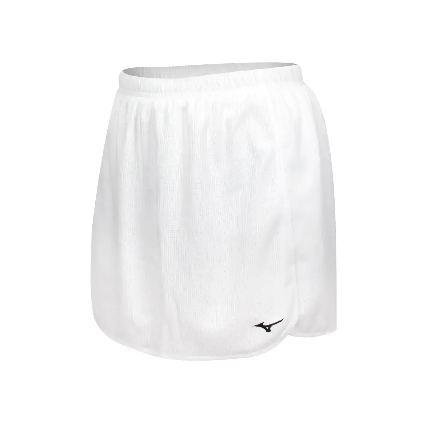 MIZUNO 女羽球短裙( 台灣製 褲裙 吸濕排汗 抗UV 羽毛球 美津濃「72TB1C0101」-白黑,XL