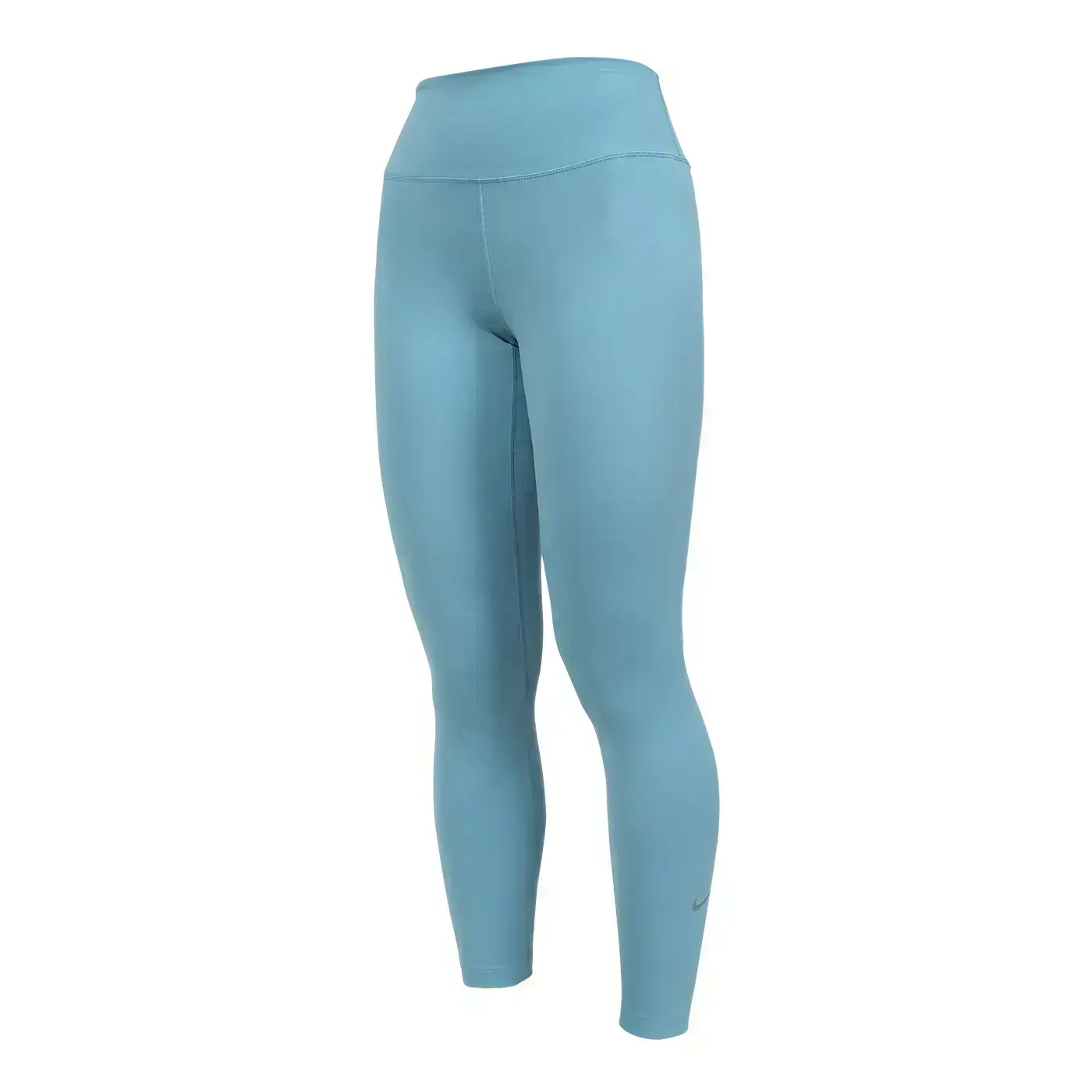 NIKE 女運動緊身長褲(緊身褲 慢跑 瑜珈 瑜伽 有氧 Dri-FIT 「FN3233-464」-湖水藍,M