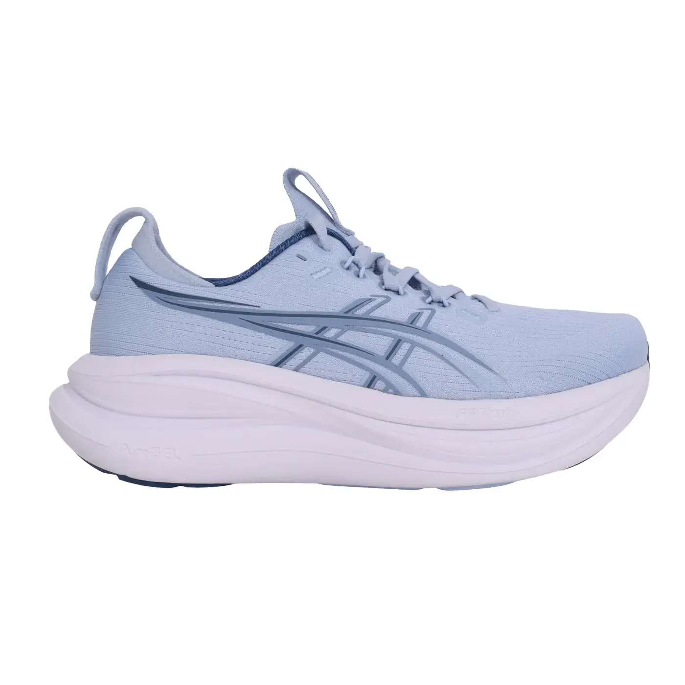 ASICS GEL-NIMBUS 28 女緩衝慢跑鞋( 運動 亞瑟士「1012B899-403」-淺靛藍黑綠,25.5
