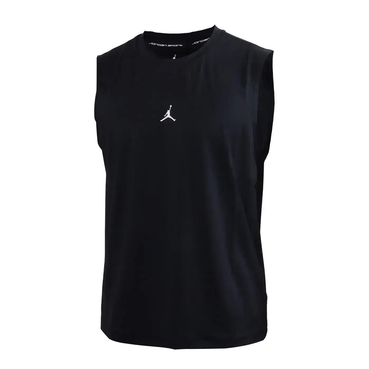 NIKE 男JORDAN運動背心(Dri-Fit 上衣 休閒 慢跑 訓練 喬丹「IF0890-010」-黑白,S