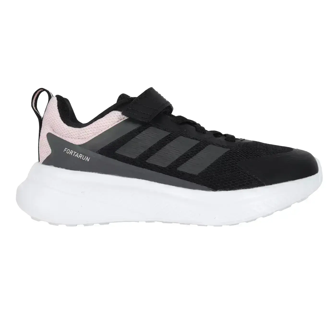 ADIDAS FortaRun 4.0 EL C 女中童運動鞋( 運動 休閒 愛迪達「JR9313」-黑粉,20