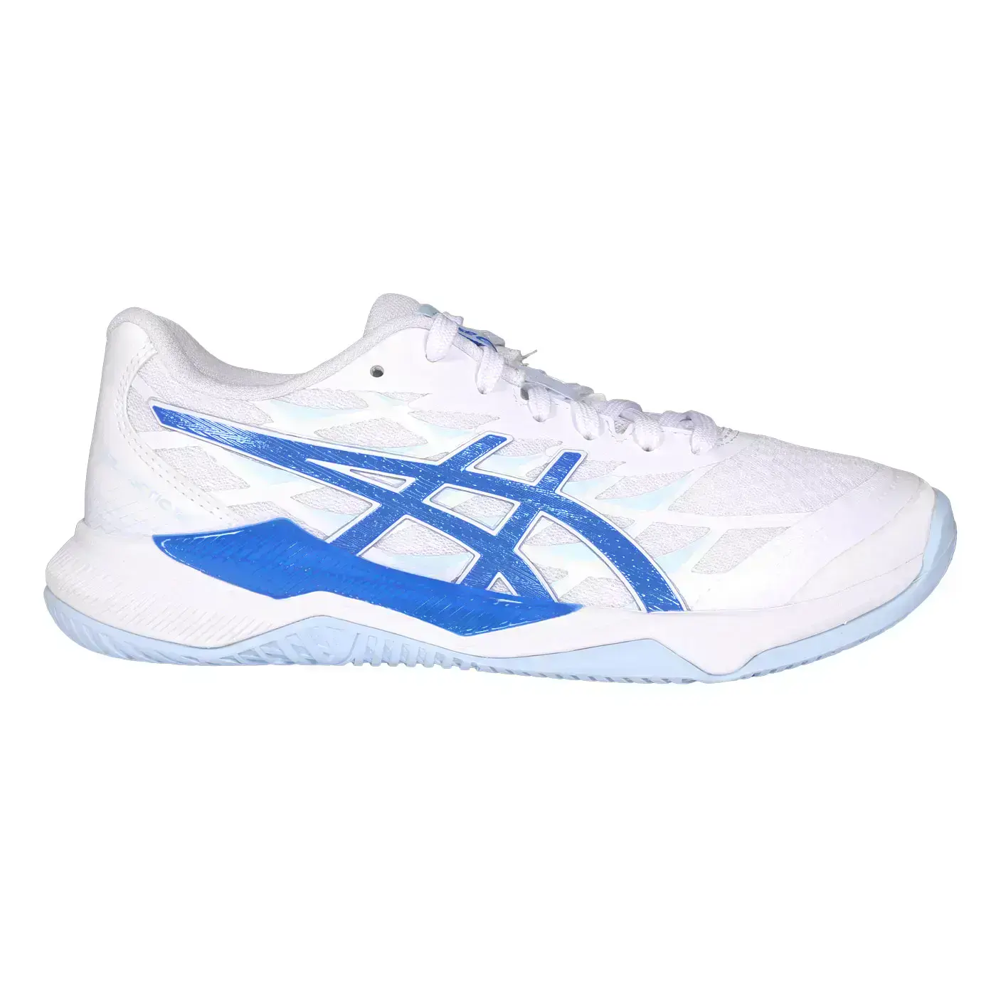 ASICS GEL-TACTIC 12 男女排球鞋-2E( 寬楦 訓練「1073A071-103」-白水藍,23