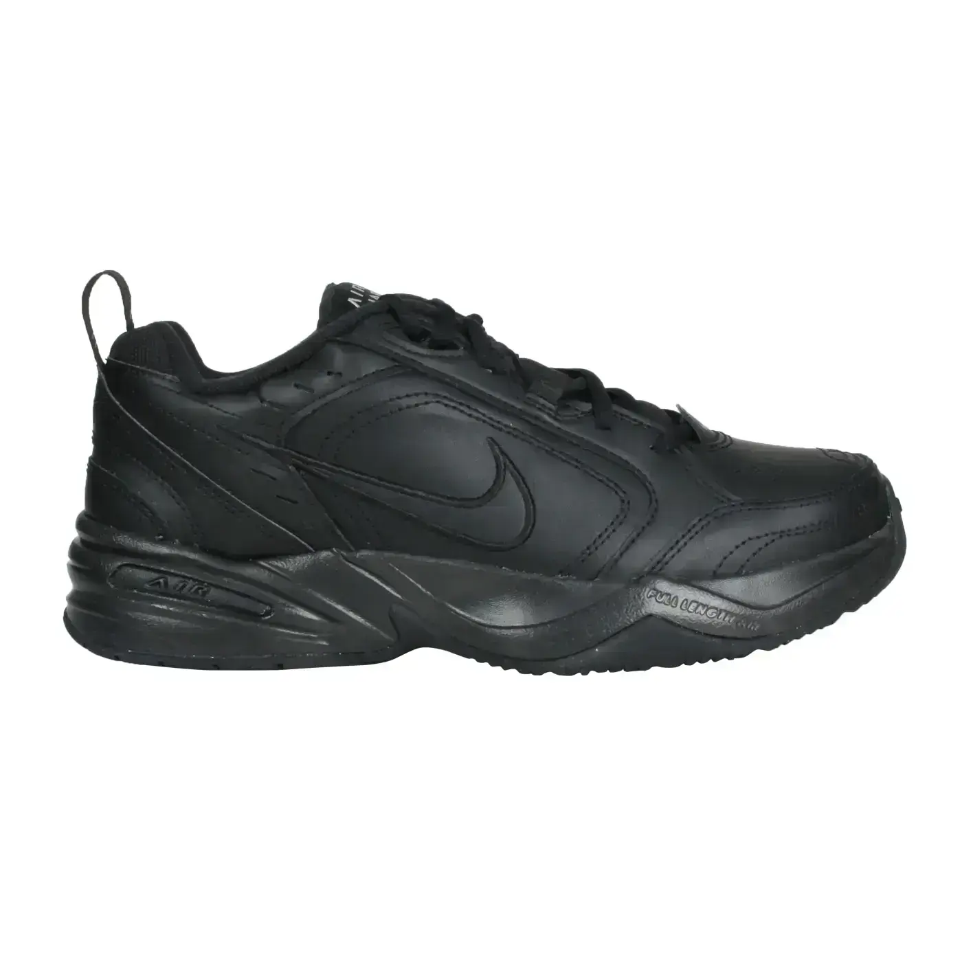 NIKE AIR MONARCH IV 男女休閒運動鞋( 經典 皮革 老爹鞋「415445-001」-黑,25.5