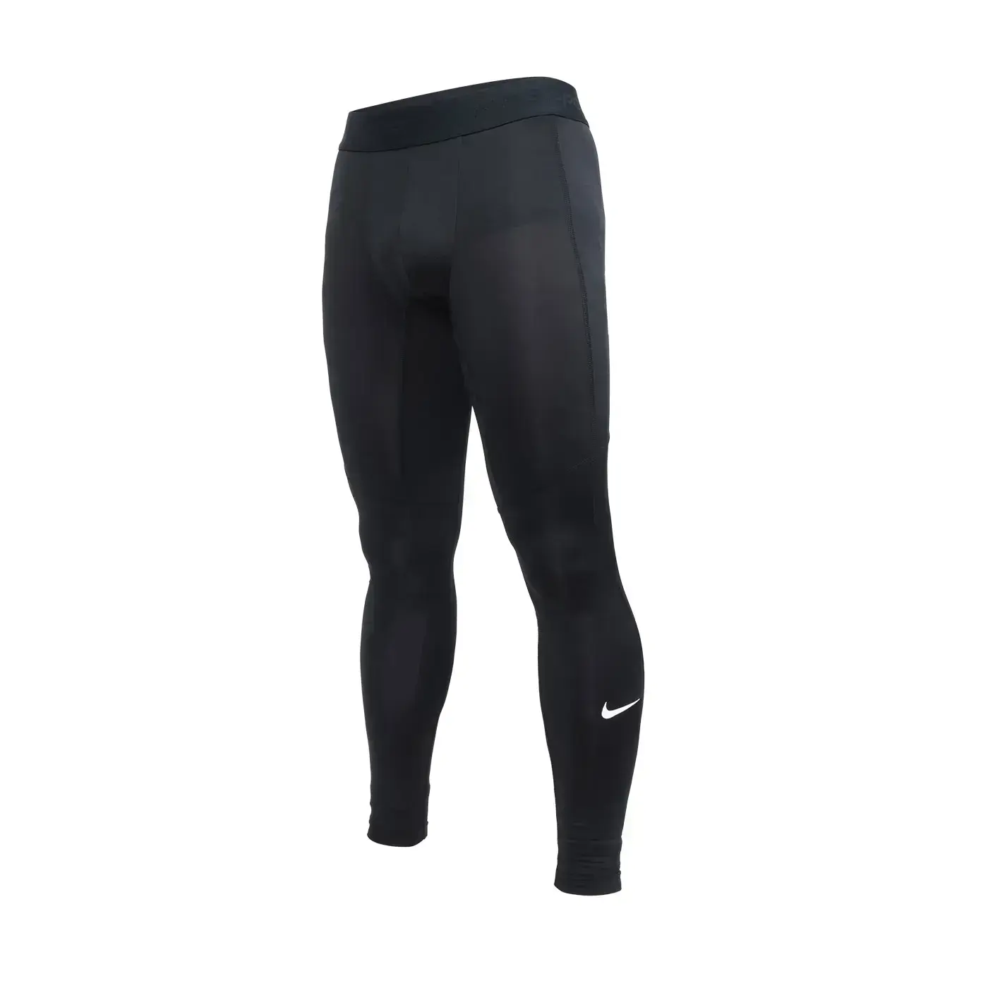 NIKE 男運動緊身長褲(Dri-FIT 緊身褲 瑜珈 瑜伽 有氧「FB7953-010」-黑白,M