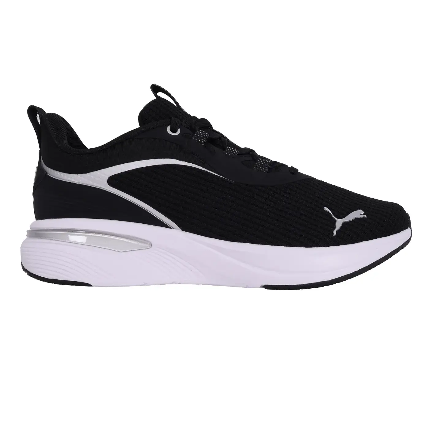 PUMA Softride Charm Wns 女慢跑運動鞋( 休閒 訓練「31296611」-黑銀,25