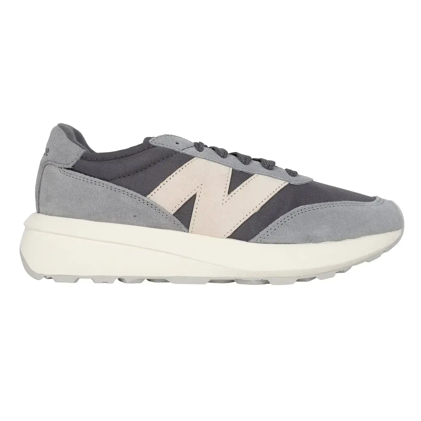 NEW BALANCE 男復古休閒鞋( 運動 休閒 NB「U370PD」-鐵灰巖灰杏,28