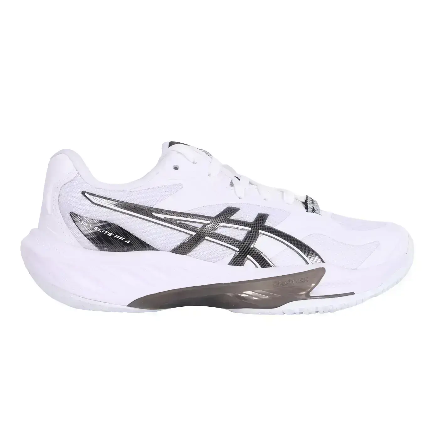 ASICS SKY ELITE FF 4 男女排球鞋( 訓練 亞瑟士「1053A084-100」-白鐵灰黑,25