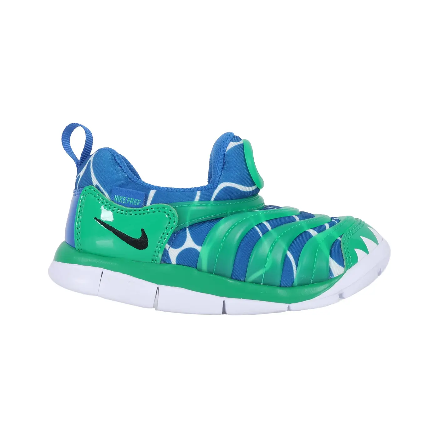 NIKE DYNAMO FREE LILS BT 男小童毛毛蟲運動鞋( 童鞋「IO1626-300」-綠藍白黑,16