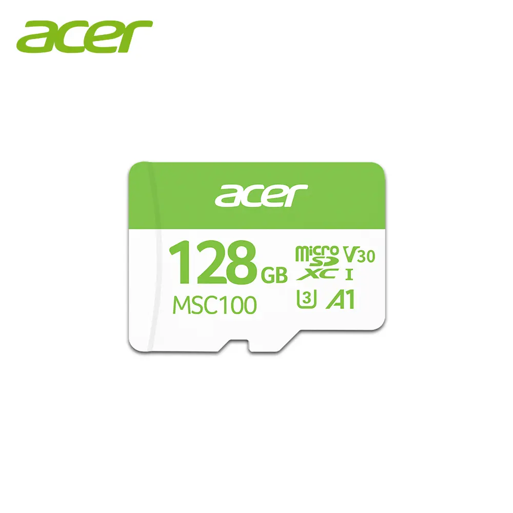 【Acer 宏碁】MSC100 microSDXC UHS-I 128GB 記憶卡