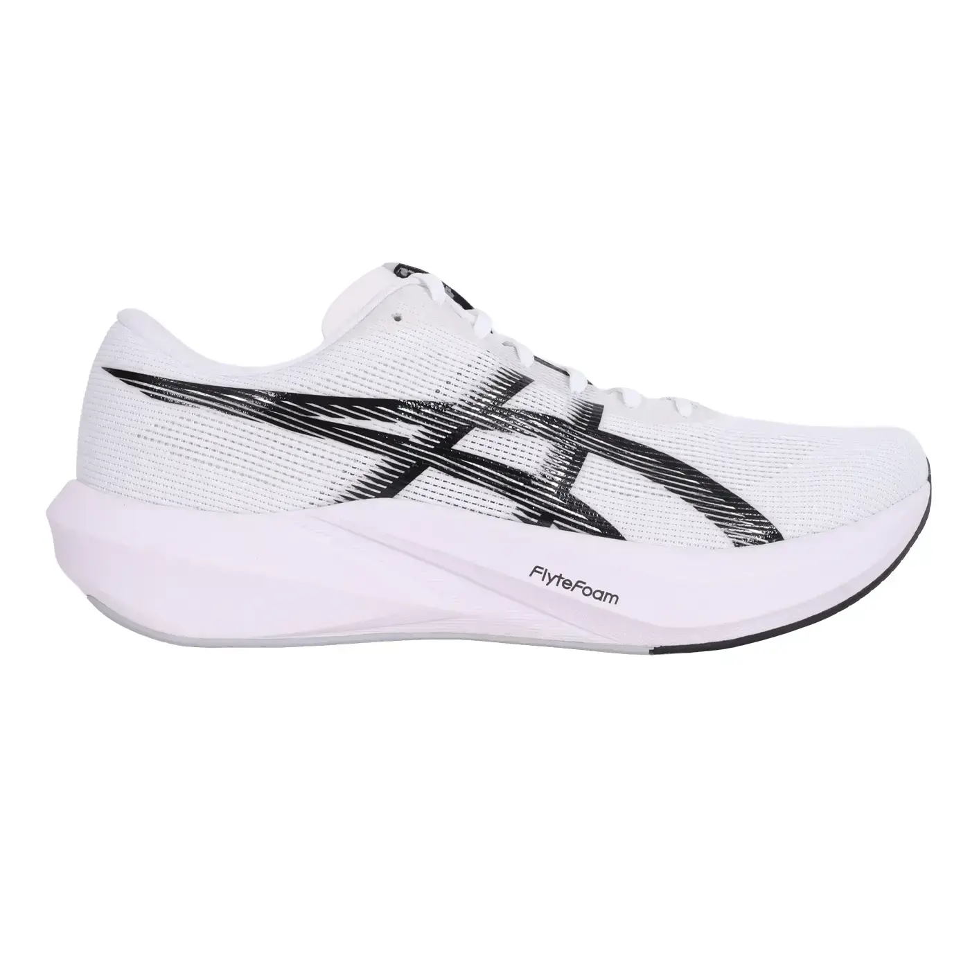 ASICS HYPER SPEED 6 男競速跑鞋( 訓練 亞瑟士「1013A237-100」-白黑銀,29