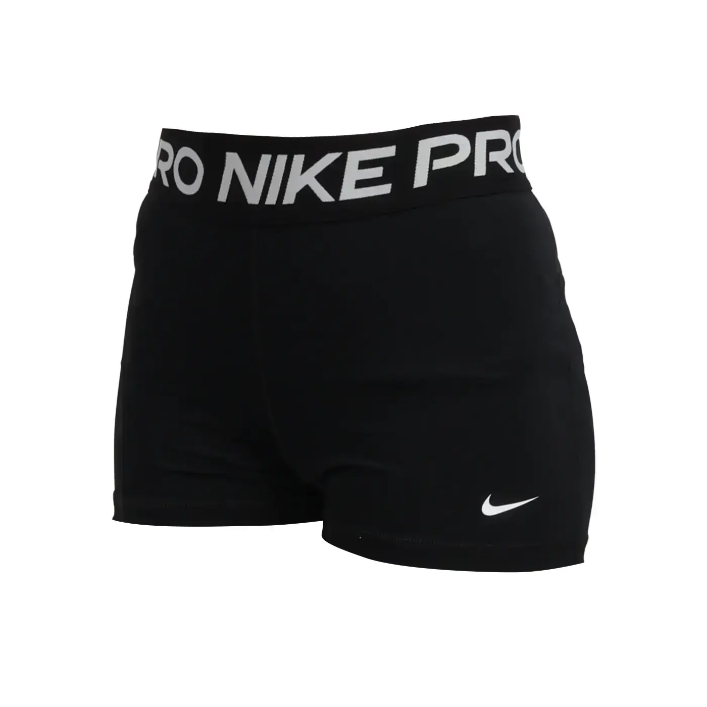 NIKE 女三分緊身短褲(休閒 三分褲 訓練 運動 Dri-FIT「CZ9860-010」-黑白,M