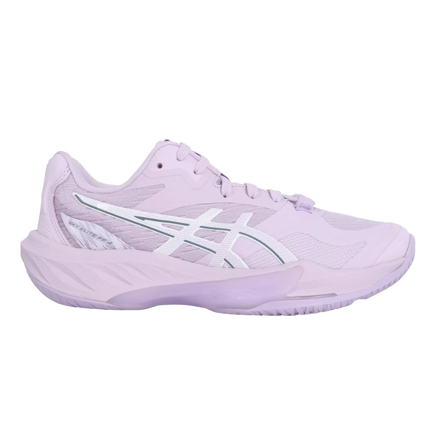 ASICS SKY ELITE FF 4 男女排球鞋( 訓練 亞瑟士「1053A084-500」-馬卡龍紫白,30