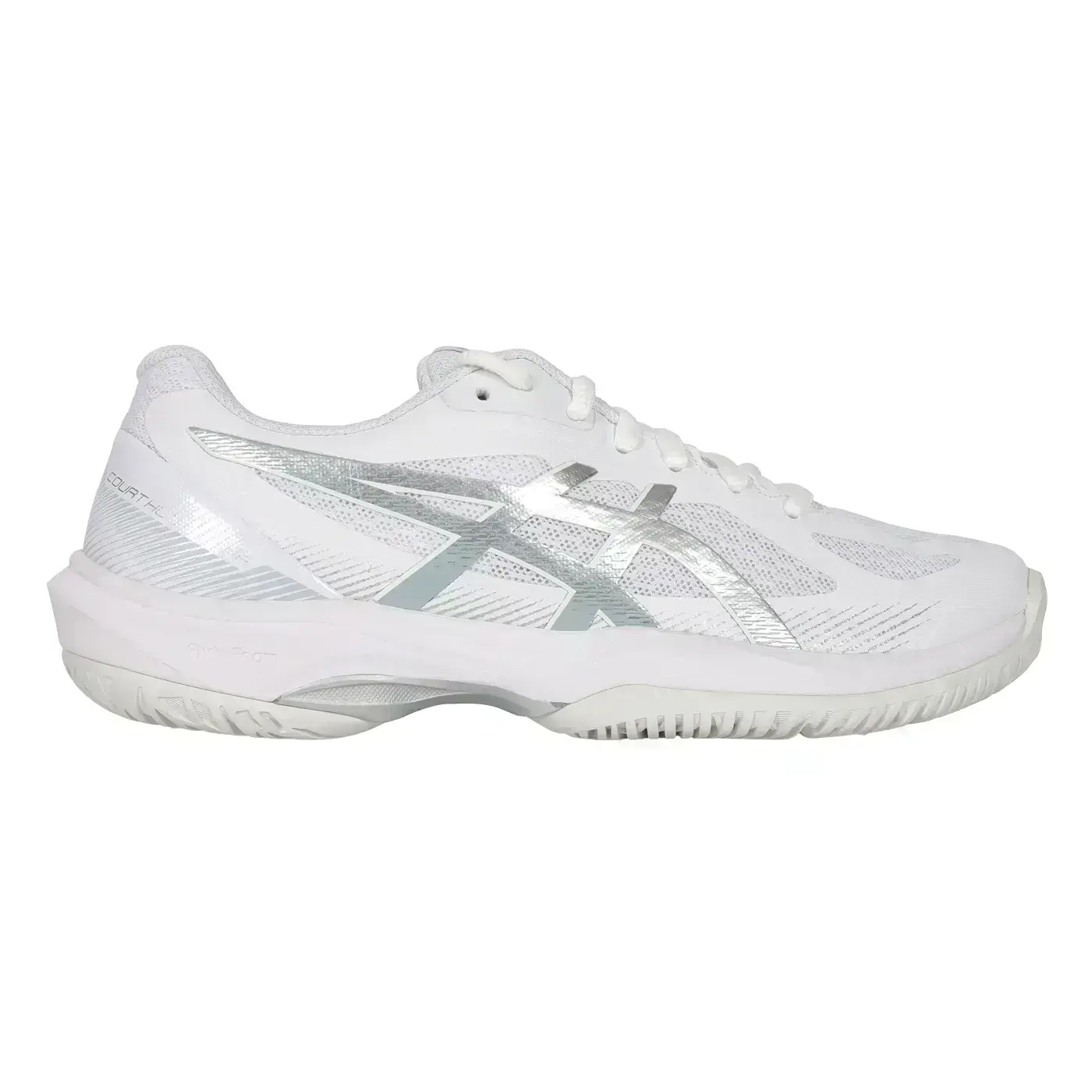 ASICS COURT HUNTER FF 女羽球鞋 ( 訓練 亞瑟士 「1072A112-102」-白銀灰,26