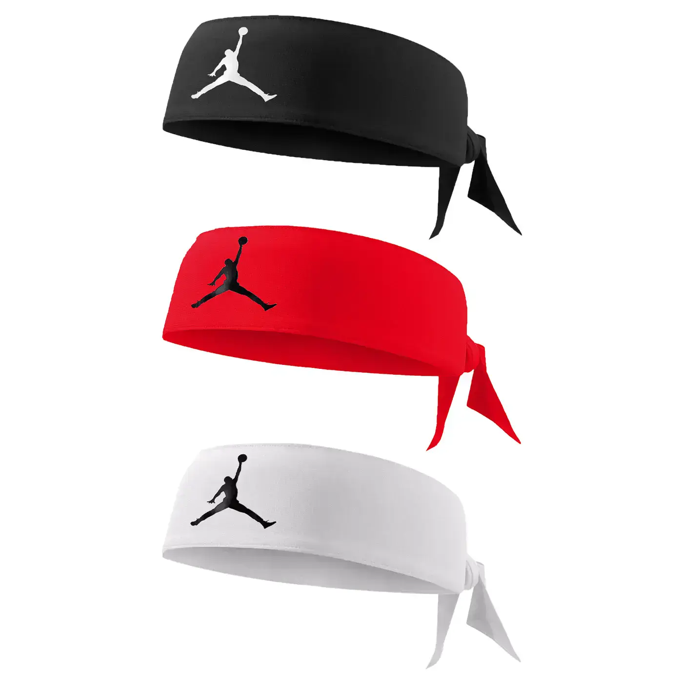 NIKE JORDAN JUMPMAN DRI-FIR頭帶 (飛人喬登 籃球 NBA【98341525】-黑白,F