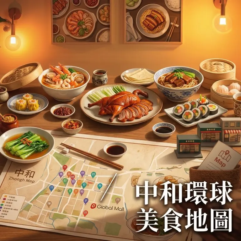 中和環球美食地圖